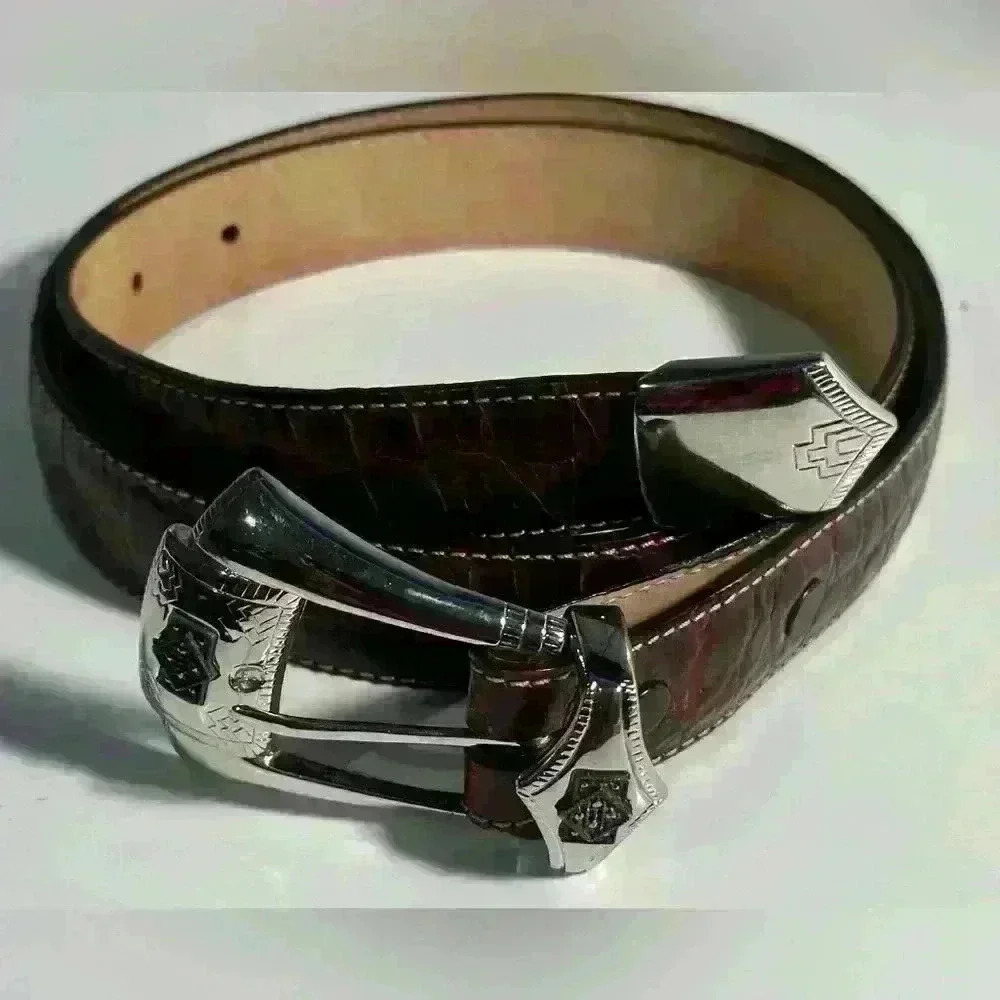 A Judith Jack sterling buckle w/ belt.